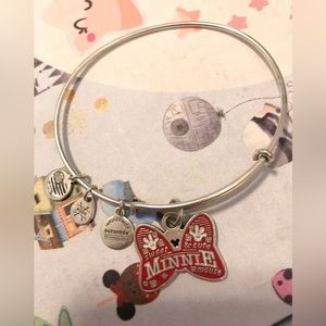 Limited Edition Alex and Ani 2018 Minnie Mouse Bow Bracelet
